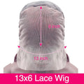 99j Burgundy Lace Front Human Hair Wig 40 Inch 13x6 Straight Lace Frontal Wigs HD Transparent Lace Colored Red Wig For Women